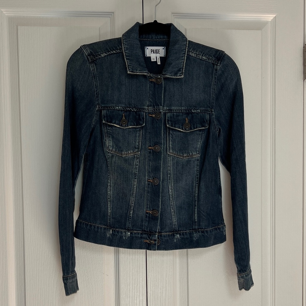 Paige Denim Jacket in Junya Deconstructed Size XS